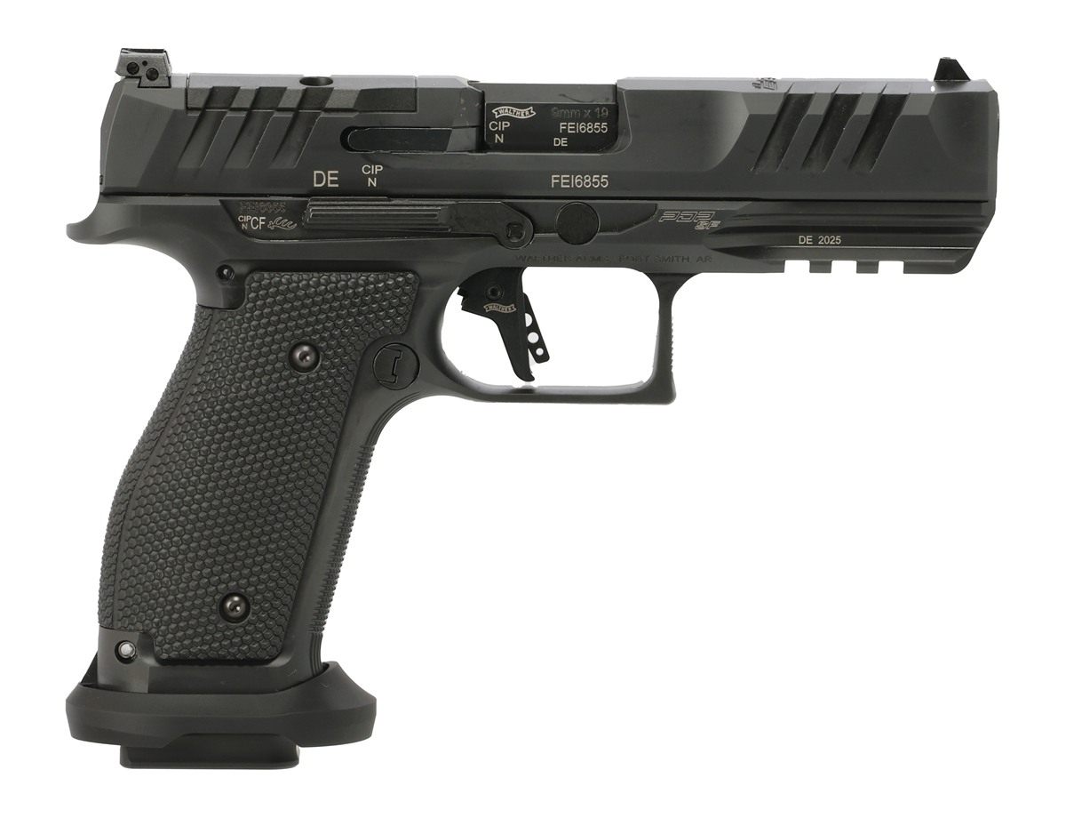 Walther Arms 2897008 PDP Pro Full Size 9mm Luger 20+1 4.50in Black Steel Ba