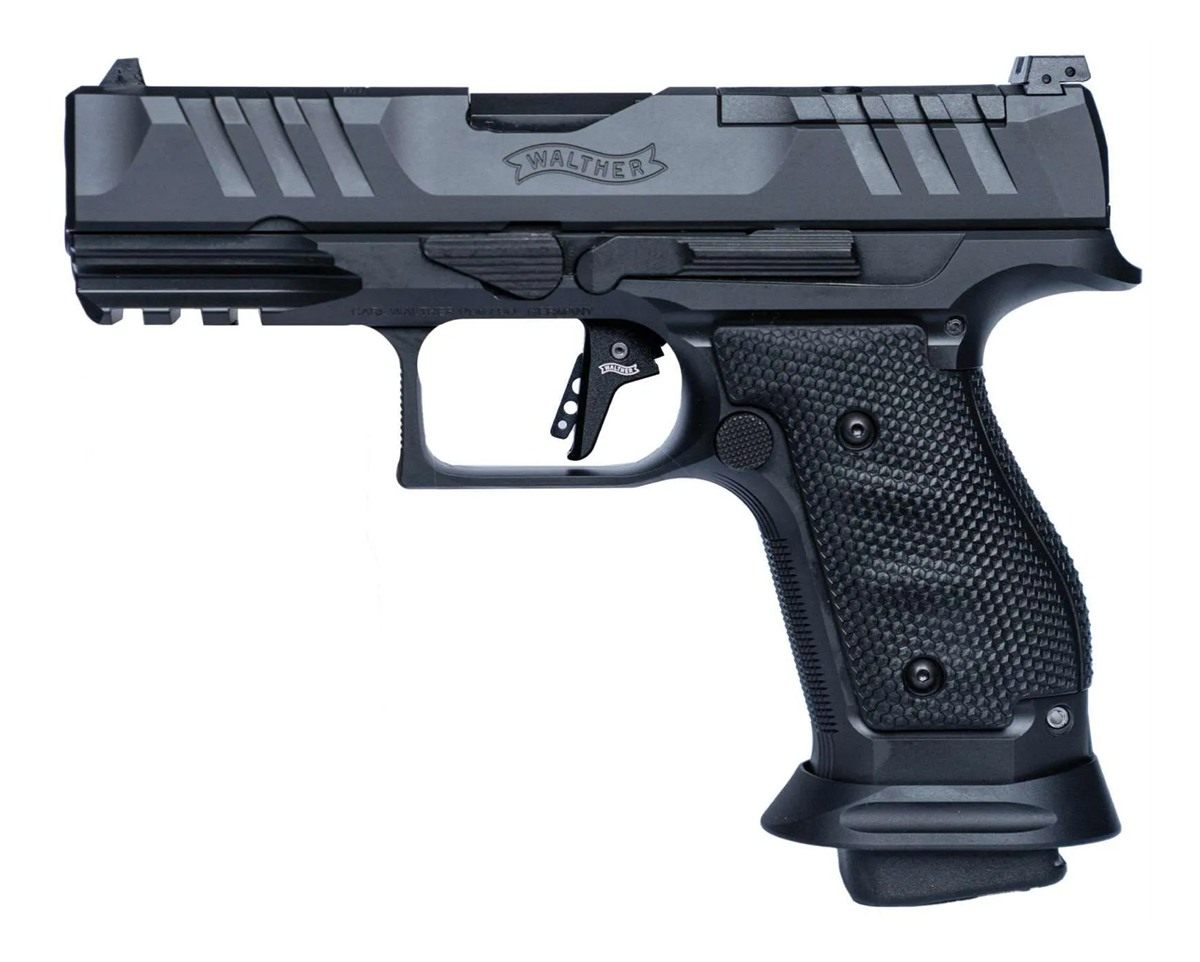 Walther Arms 289699110 PDP Compact 9mm Luger 10+1 4in Black Polygonal Rifle