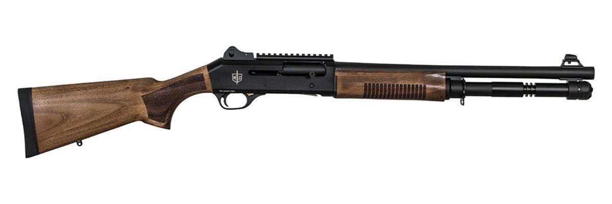 Military Armament MAC 21000155 1014 12 Gauge 3in 5+1 18.50in, Black Barrel/ view 3
