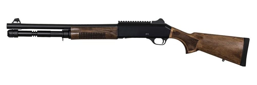 Military Armament MAC 21000155 1014 12 Gauge 3in 5+1 18.50in, Black Barrel/ view 4