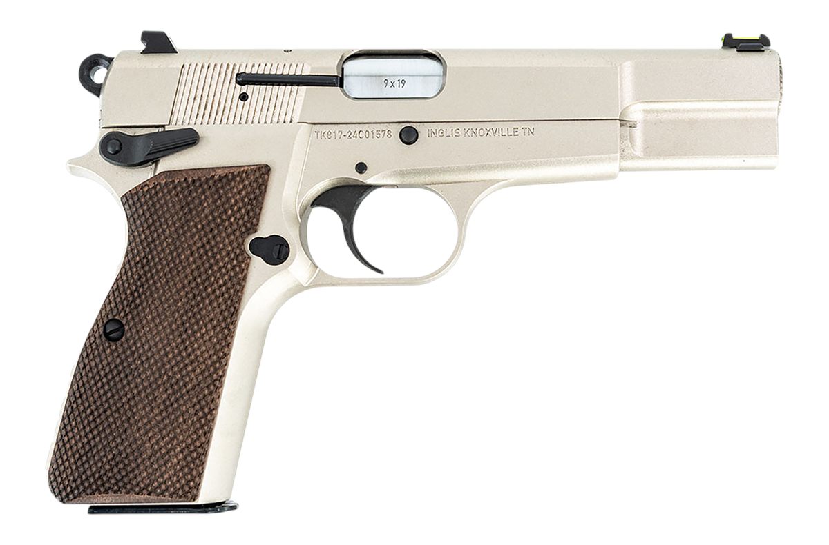 Military Armament MAC 12000001 P-35 9mm Luger 15+1 4.70in Stainless Steel B