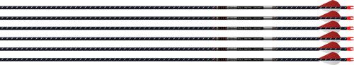 Easton Arrow 5MM FMJ 300 6-Pack W/ 2in Blazer Vanes