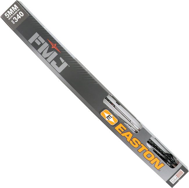 Easton Arrow FMJ 5MM 340 W/ 2in Blazer Vanes 6-Pack