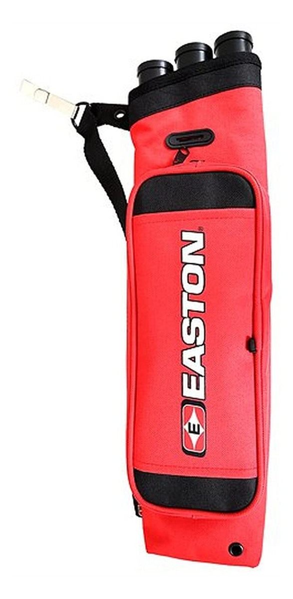 Easton Flipside 3-Tube Hip Quiver, Red, Left/Right