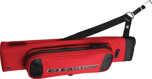 Easton Flipside 3-Tube Hip Quiver, Red, Left/Right view 2