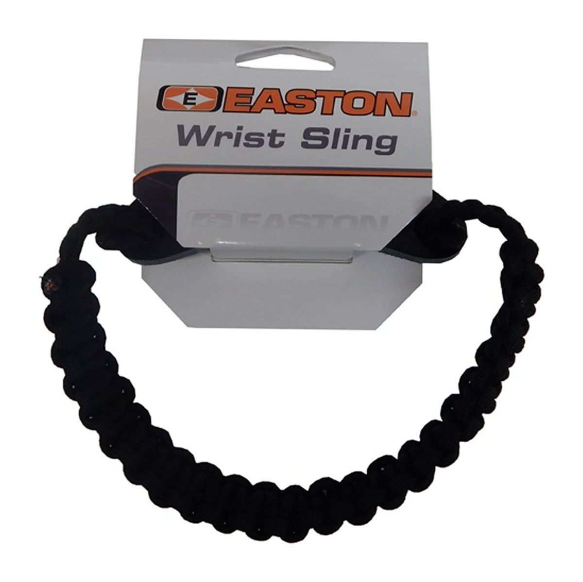 Easton Archery Wrist Sling Diamond Paracord Wide Braid Black 522919TF