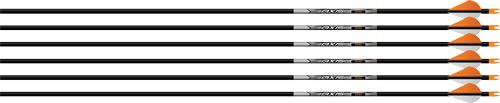 Easton Axis 5MM SPT 500 W/HO 6-Pack 2in Blazer Vanes