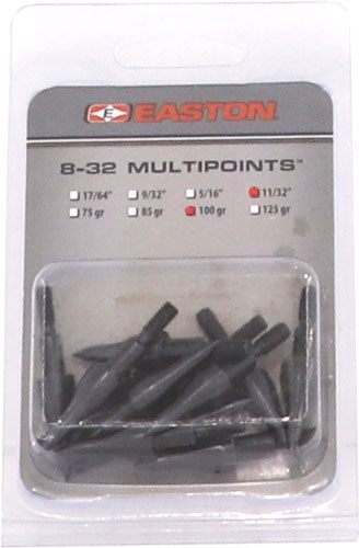 Easton Combo Points 11/32 100 Grains Dozen Clam view 3