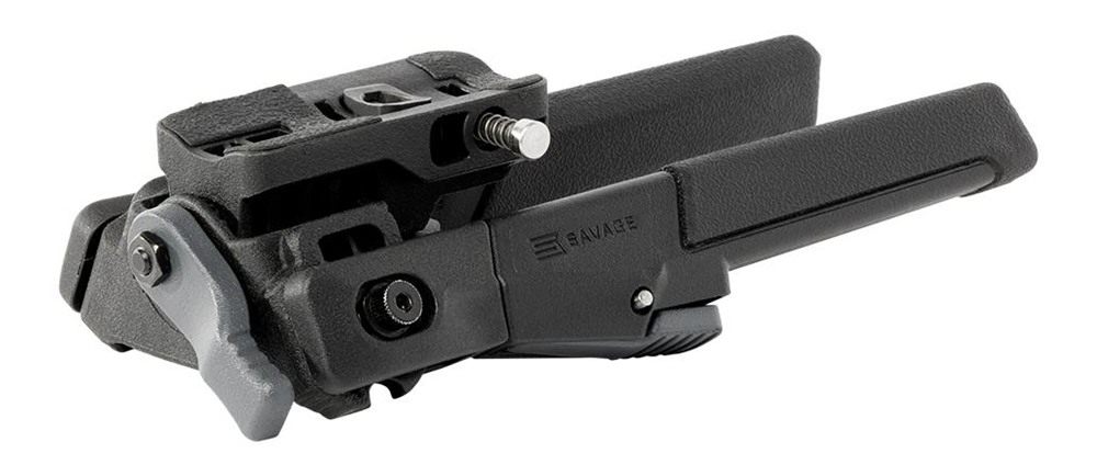 Savage Arms 56311GRY Sling Swivel Bipod 7.20in-10in High, Gray Polymer view 4