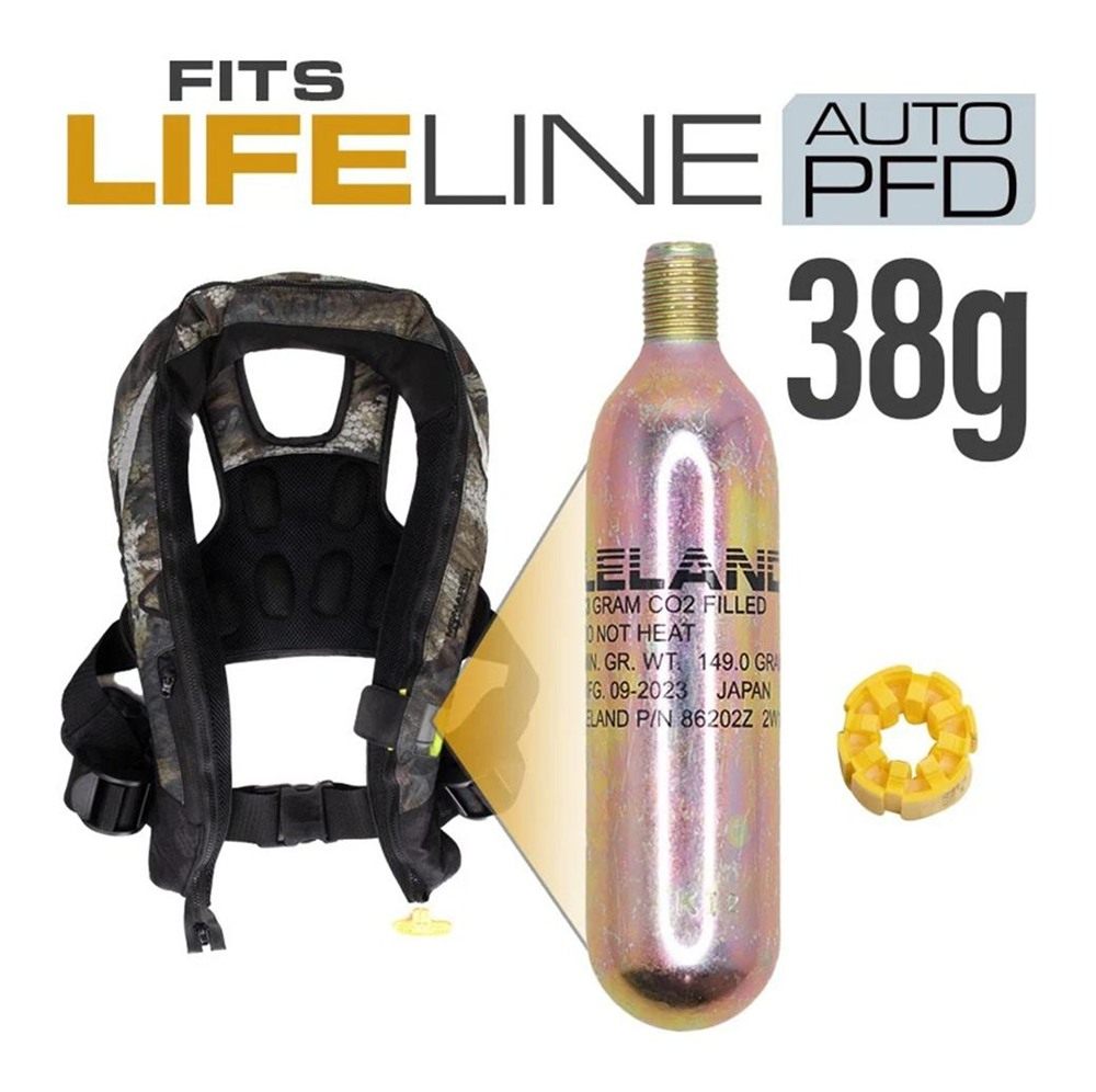 Leland Limited MOmarsh Lifeline Auto 38g Vest Replacement C02 Cartridge