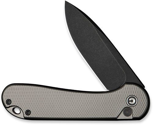 Civivi Knife Elementum II 2.9in Daimond Pattern Gray/Black view 3