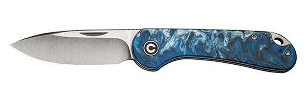 Civivi Knife Elementum Slip Joint 2.9in Blue Ocean/Satin view 2
