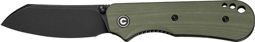 Civivi Knife Crabby 2.7in G-10 OD Green Black Stonewash