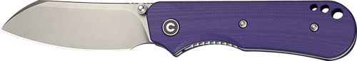 CIVIVI KNIFE CRABBY 2.7" G-10 PURPLE STONEWASH LINER LOCK!