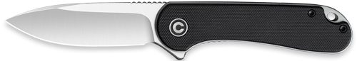 Civivi Knife Elementum 2.96in Black G10/Satin D2 Clam Pack view 2