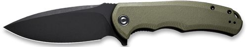 Civivi Knife Praxis 3.75in OD Green G10/Black STN Clam Pack