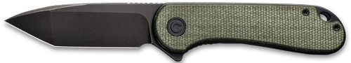 Civivi Knife Elementum 2.96in Green Micarta/Black D2 Clam PK