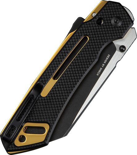 Civivi Knife Buster FG 4.2in Black Goarse G10 Satin Flat view 2