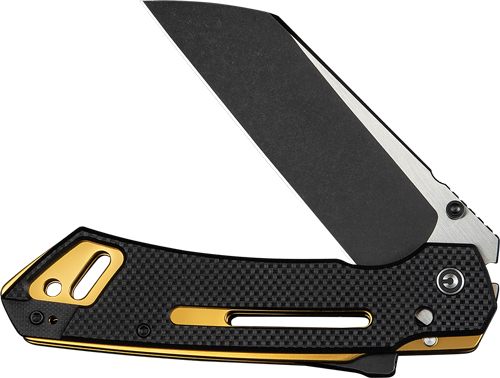 Civivi Knife Buster FG 4.2in Black Goarse G10 Satin Flat view 3