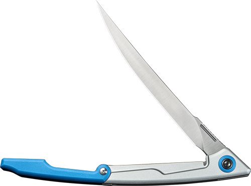 Civivi Knife Shawka 5.81in Silver Blue Folding Fillet KNF