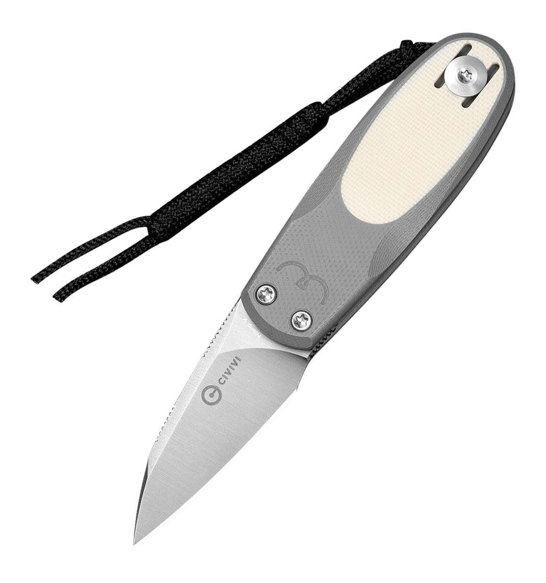 Alledge International Civivi C25054-1 Purr 1.83 Gray/ivory G10