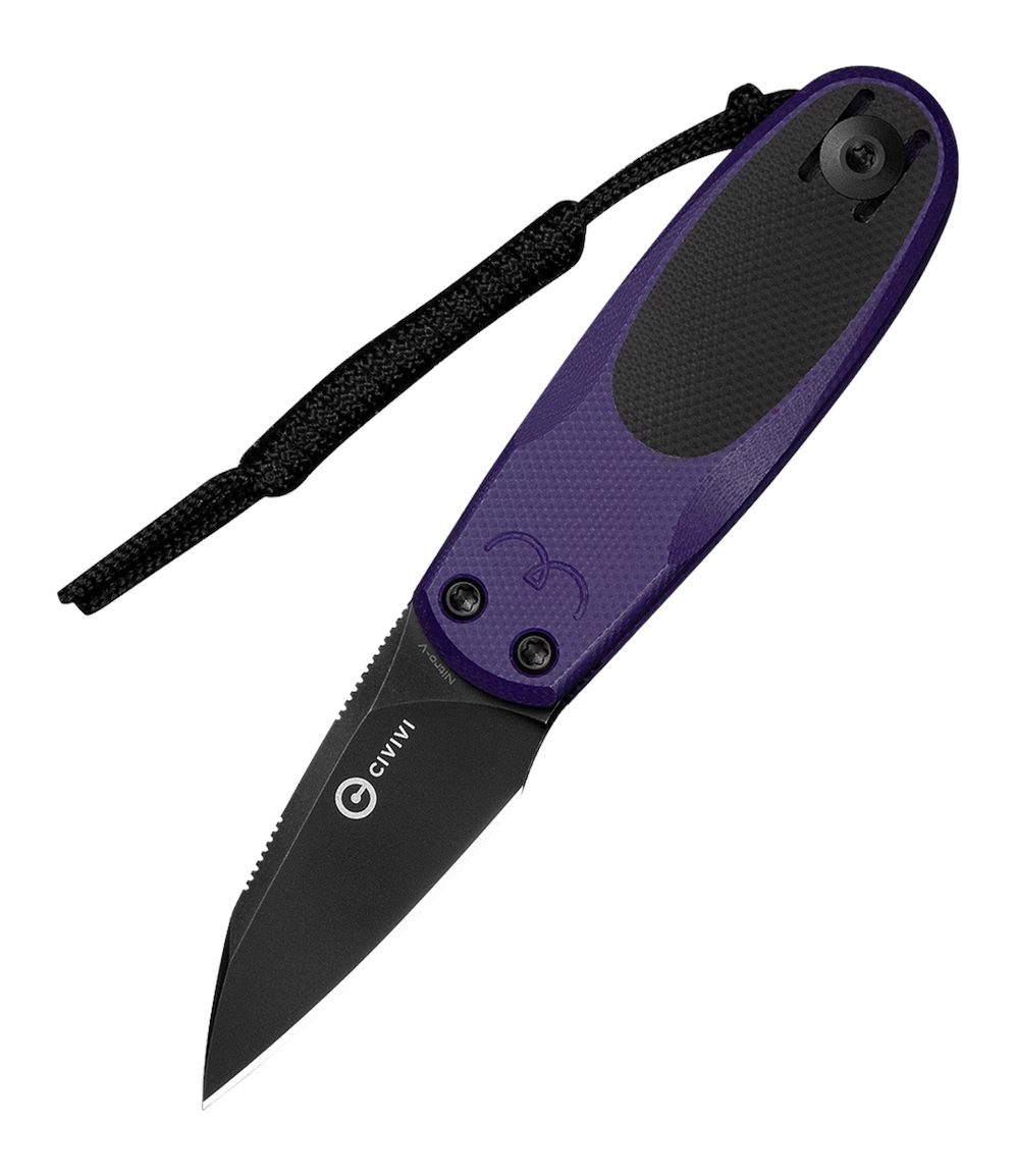Alledge International Civivi C25054-3 Purr 1.83 Prpl/blk G10