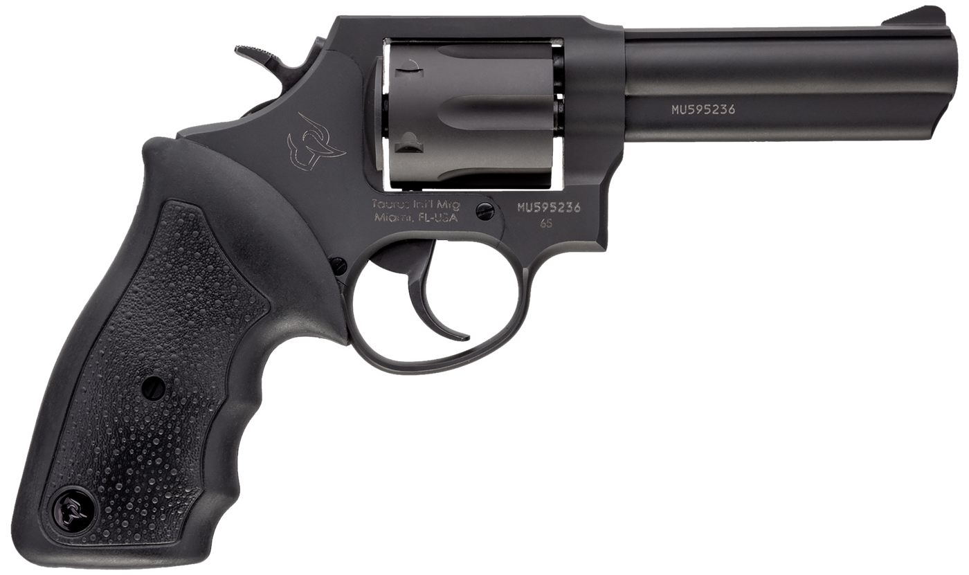 Taurus 2-650041 65 Medium 357 Mag/38 Special +P 6 Shot 4in Matte Black Oxid