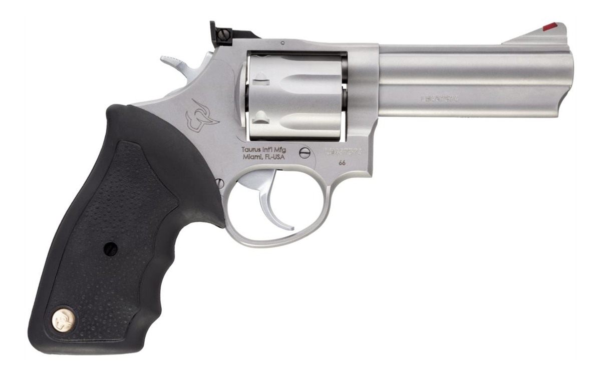 Taurus USA 2-660049 66 Medium 357 Mag/38 Special +P 7 Shot 4in Matte Stainl view 3