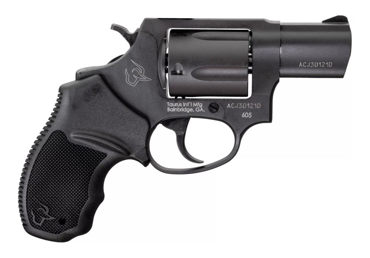 Taurus 2-605021 605 Small 357 Mag/38 Special +P 5 Shot 2in Matte Black Oxid view 3