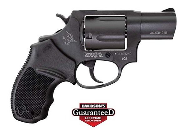 Taurus 2-605021 605 Small 357 Mag/38 Special +P 5 Shot 2in Matte Black Oxid view 4