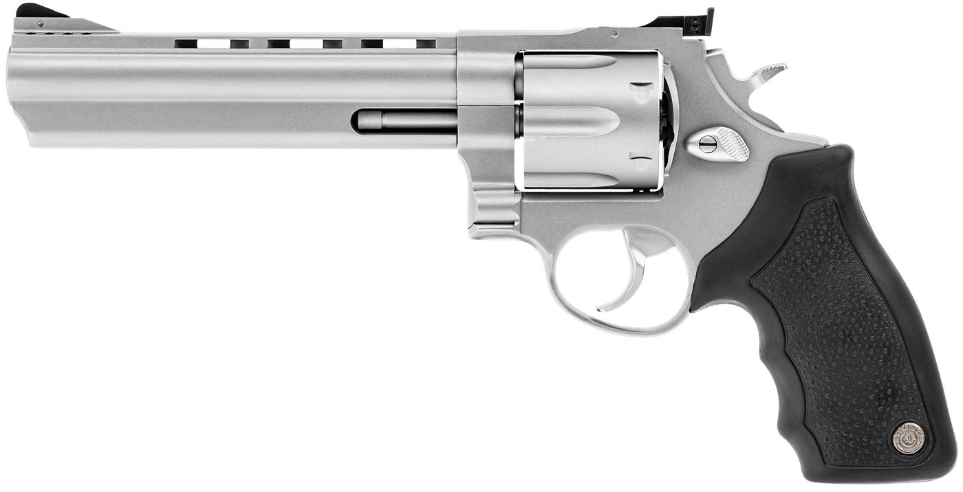 Taurus 2-440069 44 Large Rem Mag 6 Shot 6.50in Matte Stainless Ported Barre view 2