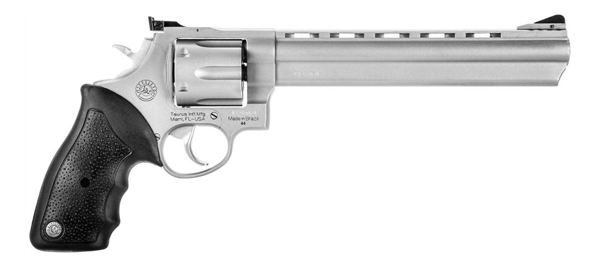 Taurus 2-440089 44 Large Rem Mag 6 Shot 8.37in Matte Stainless Ported Barre view 3