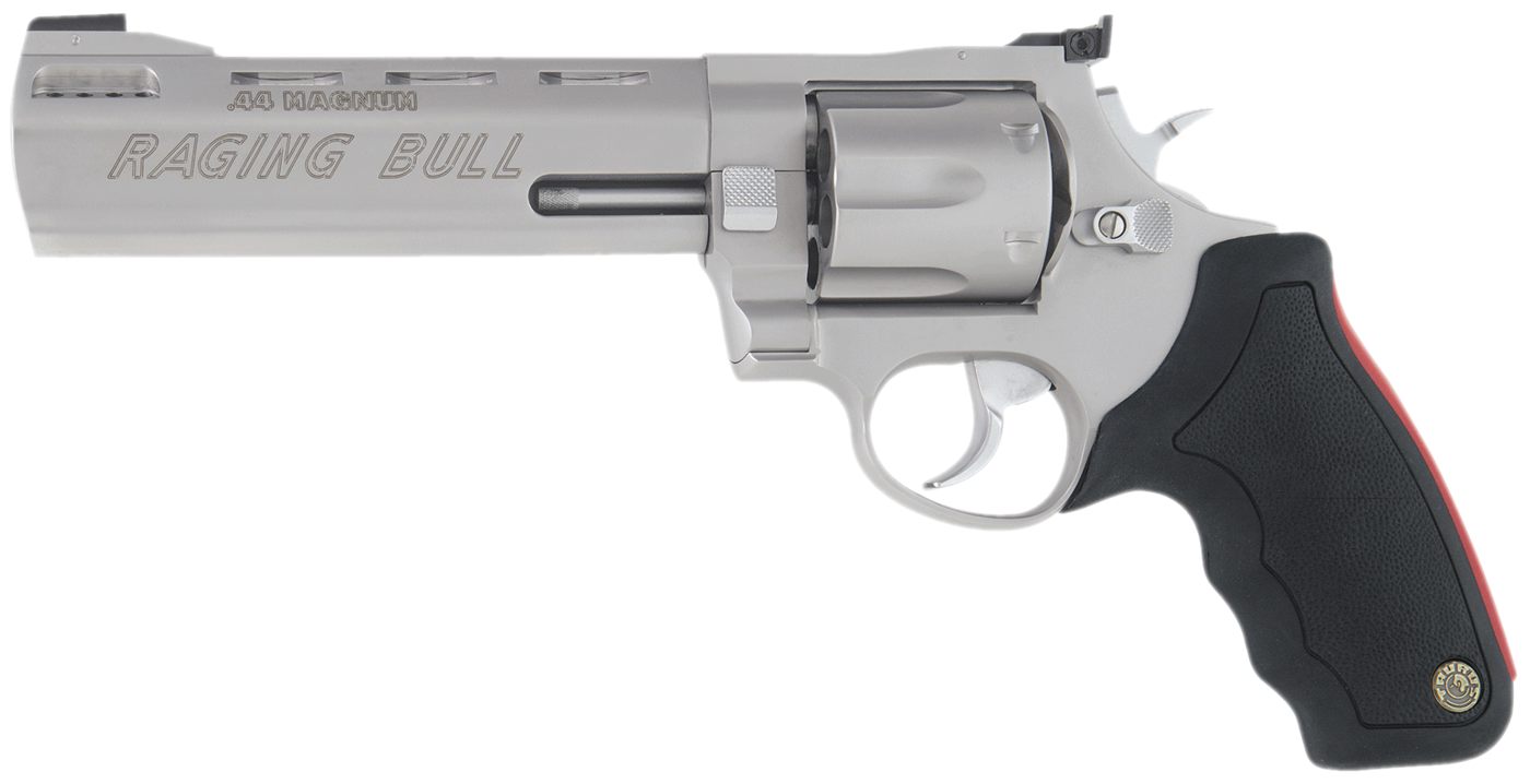 Taurus 2-444069 444 Raging Bull Large 44 Rem Mag 6 Shot 6.50in Matte Stainl