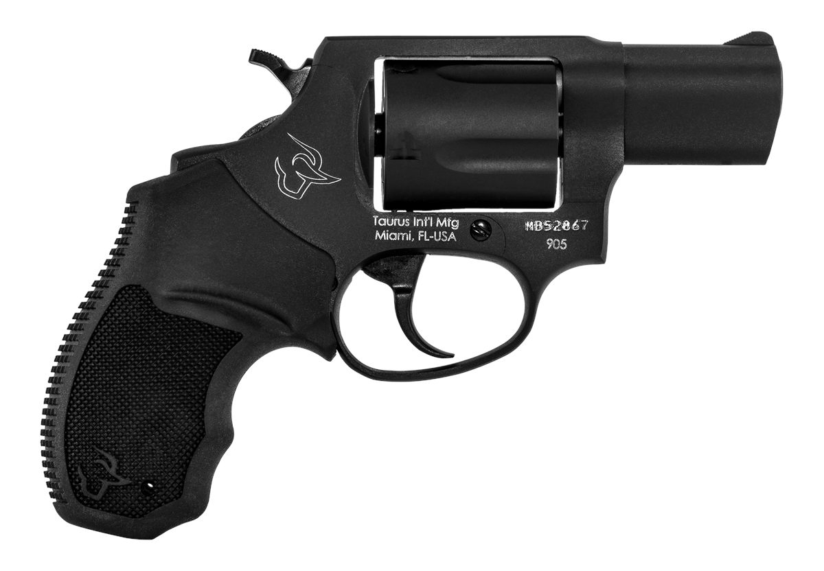 Taurus 2905021 905 9mm Luger 5rd 2in Barrel, Overall Matte Black Oxide Meta