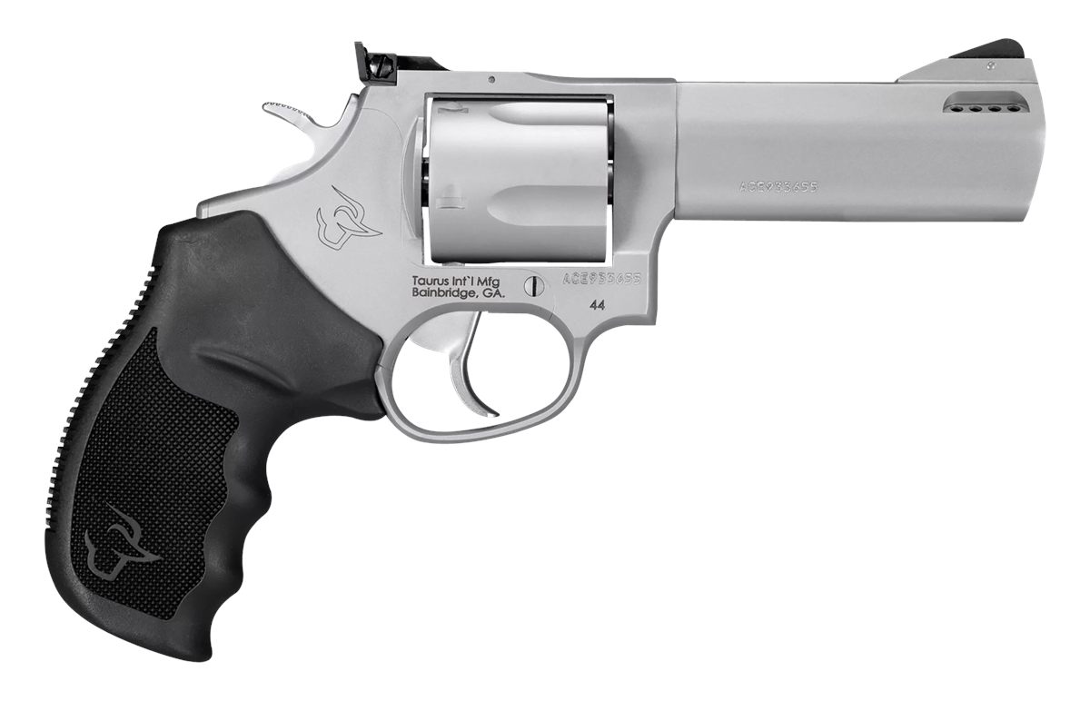 Taurus 2-440049TKR Tracker 44 Medium Rem Mag 5 Shot 4in Matte Stainless Ste