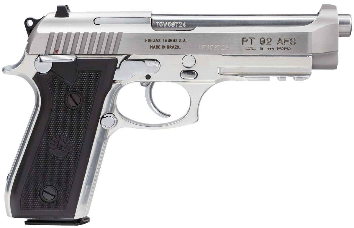 Taurus 1-920159-17 92 Serrated 9mm Luger 17+1 5in Matte Stainless Steel Bar