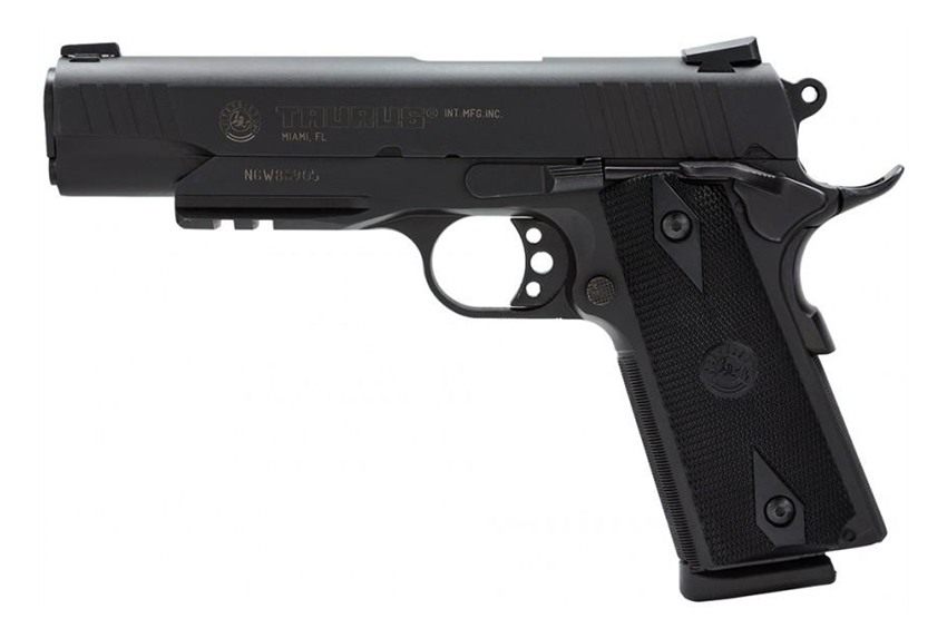 Taurus 1191101B1 1911 Full Size 45 ACP 8+1 5in Matte Stainless Steel Barrel view 2