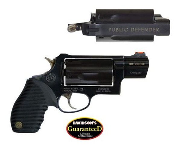 Taurus 2441031TC Judge Public Defender Small 45 Colt (LC) 410 Bore 5rd 2in view 3