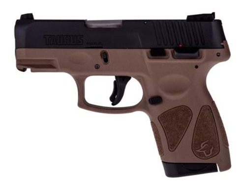 Taurus G2S Handgun 9mm Luger 7rd Magazines 3.2in Barrel Black Slide/Brown G view 2