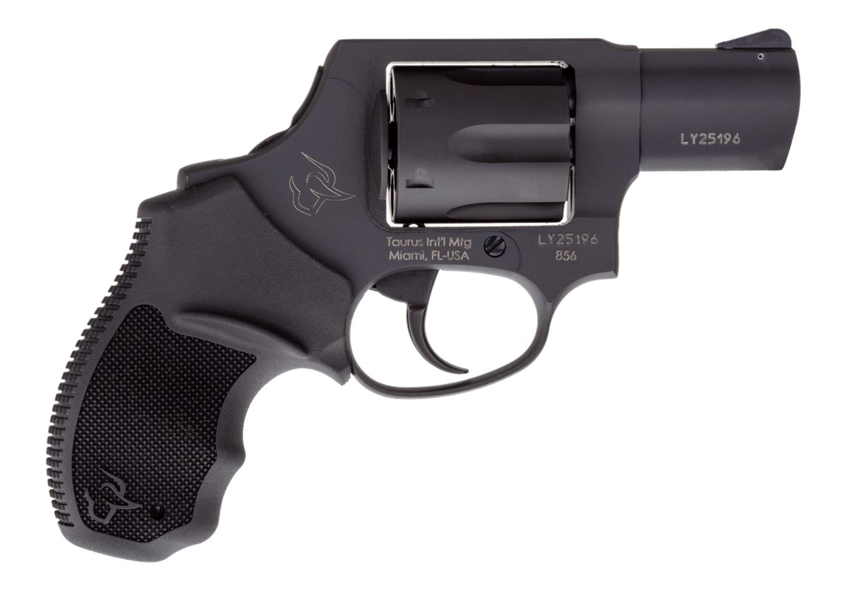 Taurus 2-856021CH 856 Small 38 Special +P 6 Shot 2in Matte Black Carbon Ste