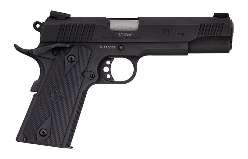 Taurus 11911019MM 1911 9mm Luger 9+1 5in Barrel, Matte Black Finish Beavert view 3