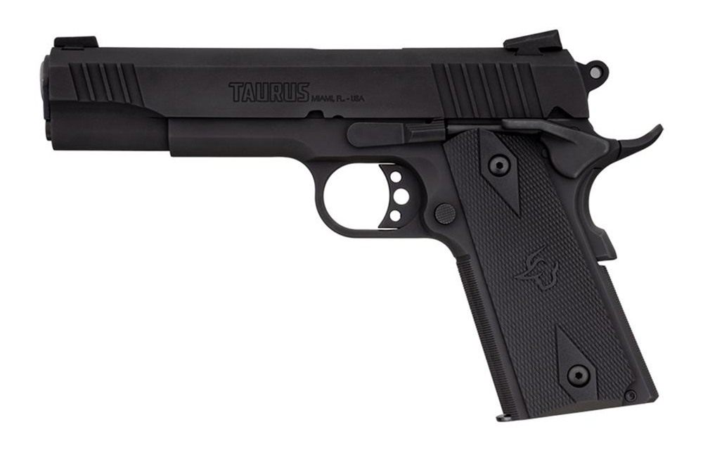 Taurus 11911019MM 1911 9mm Luger 9+1 5in Barrel, Matte Black Finish Beavert view 4