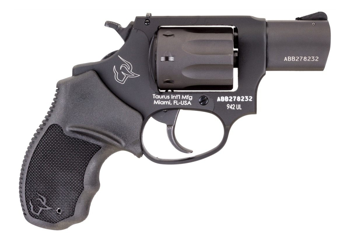 Taurus 2942021UL 942 Ultra-Lite 22 LR 8rd 2in Matte Black Finish Barrel, Cy