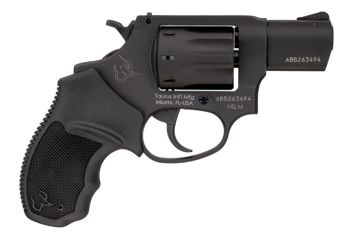 Taurus 2942M021 942 22 WMR 8rd 2in Barrel, Overall Matte Black Finish Steel