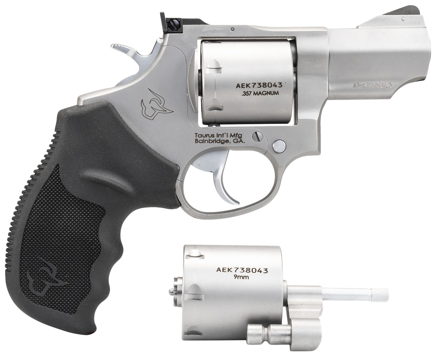 Taurus 2-692029 692 Medium 357 Mag/38 Special +P/9mm 7 Shot 2.50in Matte St