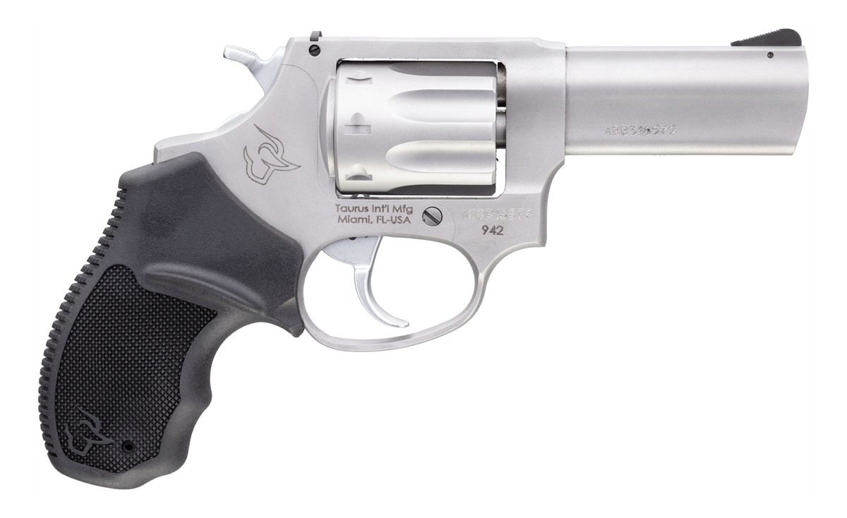 Taurus 2942039 942 22 LR 8rd 3in Barrel, Overall Matte Finish Stainless Ste