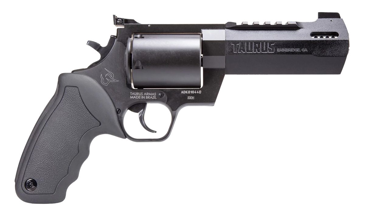 Taurus 2500051RH Raging Hunter Large 500 S W Mag 5rd 5.12in Black Ported/Ta