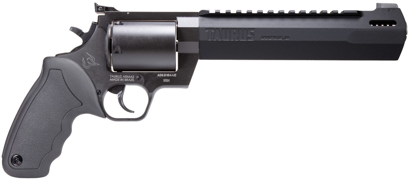 Taurus 2500081RH Raging Hunter Large 500 S W Mag 5rd 8.38in Black Ported/Ta
