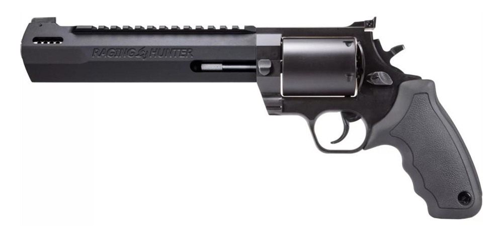Taurus 2500081RH Raging Hunter Large 500 S W Mag 5rd 8.38in Black Ported/Ta view 2