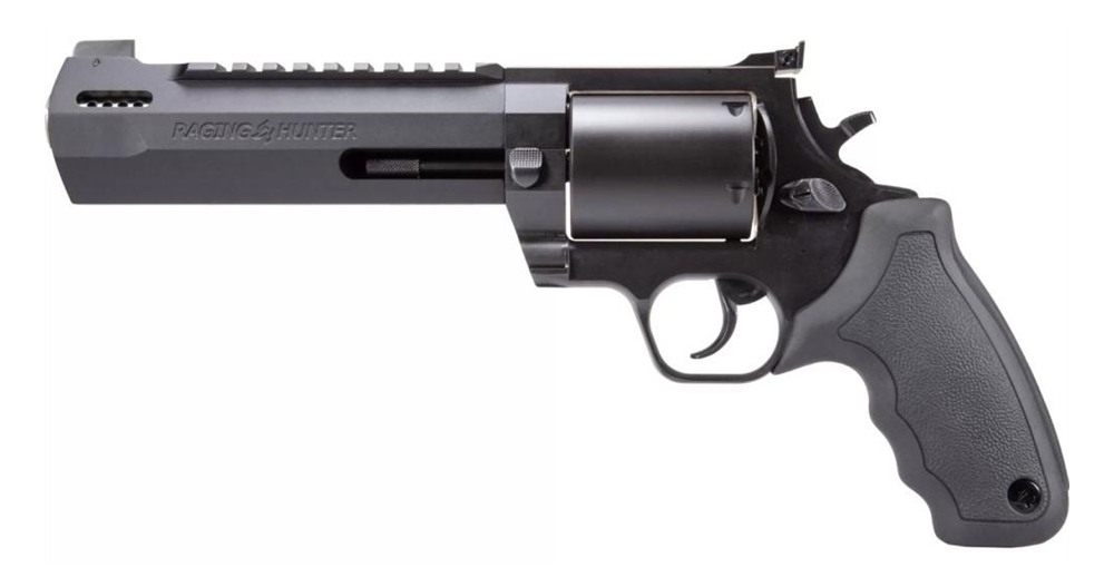 Taurus 2500061RH Raging Hunter Large 500 S W Mag 5rd 6.75in Black Ported/Ta view 2